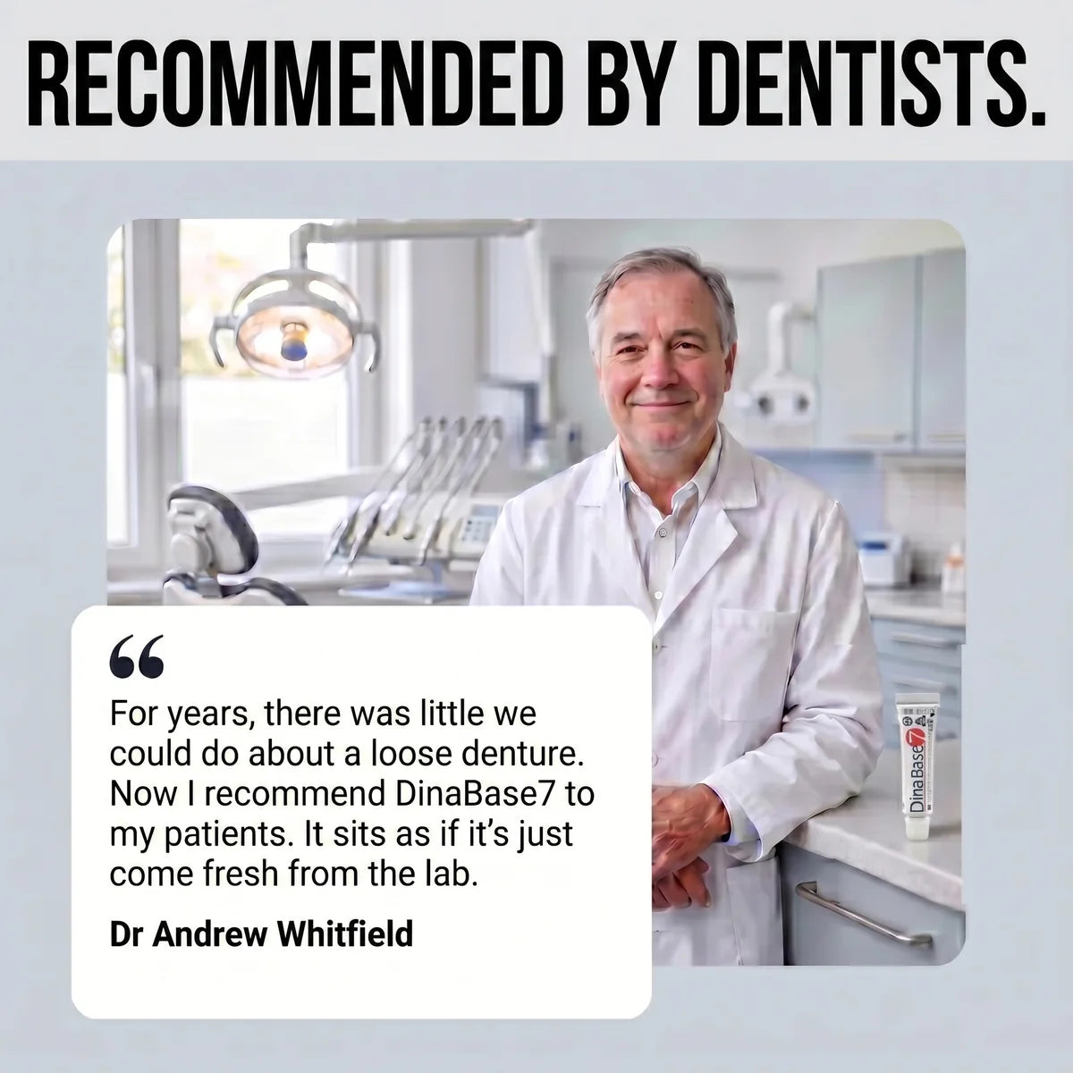 Recommended by dentists